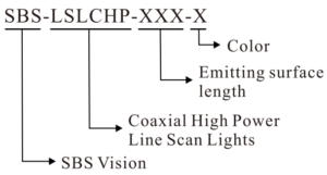 Coaxial Line Scan Lights - SBS VISION
